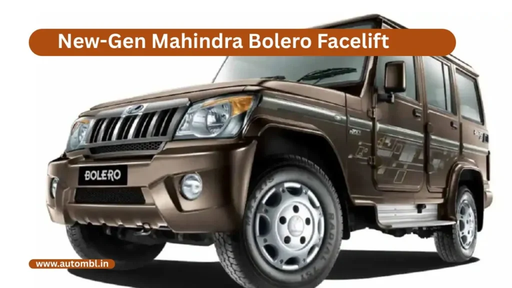New-Gen Mahindra Bolero Facelift