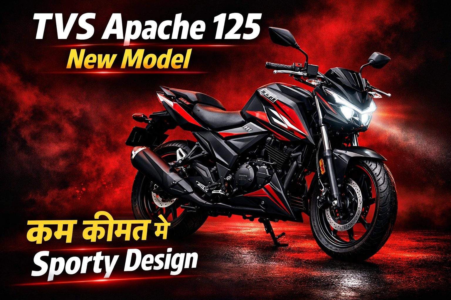 TVS Apache 125 New Model Launch